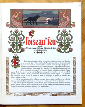 Contes russes - L'oiseau de feu. Conte d'Ivan-tsarévitch, de l'oiseau de feu et du loup gris. . Bibline I. (ill.):