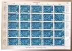 Feuille de timbres Pro Aqua (10 centimes). . Erni Hans: 