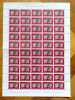 Feuille de timbres (20 centimes). . 
