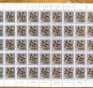 Feuilles de timbres Pro Juventute - Les oiseaux indigènes. . 