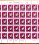 Feuilles de timbres Pro Juventute - Les oiseaux indigènes.  par  - Image 4