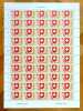 Feuille de timbres (40 centimes) - Jura. . 