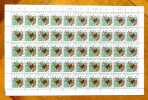 Feuille de timbres (10 centimes) - Vaches. . 