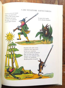 Petrulus Hirrutus. 'Der Struwelpeter'. Sive fabulae lepidae et picturae iocosae quas invenit ac depinxit Henricus Hoffmann doctor medicinae. Picturas secundem hoffmanni exemplar delineavit et lignis incidit Fridericus Kredel. Versiculos in sermonem latinum transtulit Eduardus Bornemann.