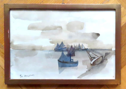 Aquarelle originale signée.