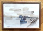 Aquarelle originale signée. . Augsbourg Géa: 