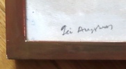 Aquarelle originale signée. . Augsbourg Géa: 