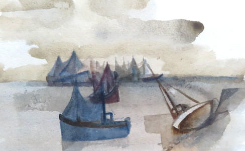 Aquarelle originale signée.