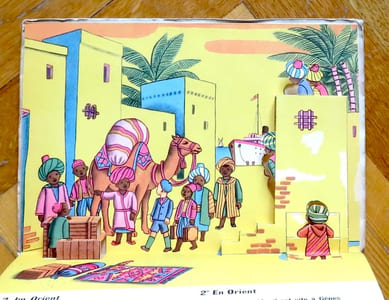 Bill macht eine Weltreise. Bill en voyage autour du monde.