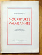Nourritures valaisannes.  par Zermatten Maurice:   - Image 1