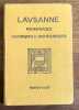 Lausanne. Promenades historiques et archéologiques. . Collectif - Maxime Reymond, Fr.-Th. Dubois, H. Fass. Preface de Charles Gilliard: 