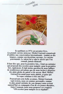 Les recettes originales de Michel Guérard. Minceur exquise. 150 recettes pour maigrir en se régalant.