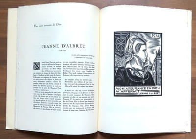 Visages huguenots. Treize bois originaux de Jean Chièze.