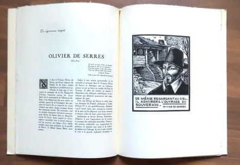 Visages huguenots. Treize bois originaux de Jean Chièze. . Hertig Jules, J. Vincent (préf.), Jean Chièze: