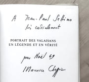 Portrait des Valaisans en légende et en vérité.  par Chappaz Maurice, Borgeaud Georges (préface):  - Image 2