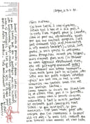 Longue lettre autographe signée, 1981.  par Bouvier Nicolas:  - Image 1