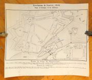 Révolution de Genève, 1846. Plan d'attaque et de défense.  par 