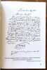 A l'ombre de l'Empereur. Le journal inédit du Vaudois J. A. Noverraz, valet et courrier de Napoléon. Retrouvé et commenté par Henri Meyer de ...