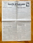 Gazette de Lausanne et Journal suisse - 23 août 1933.  par  - Image 1