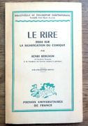 Le rire. Essai sur la signification du comique.  par Bergson Henri: 