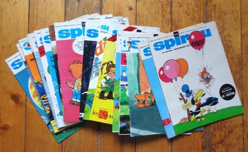 Le journal de Spirou 1969, numéros 1604 à 1622.
