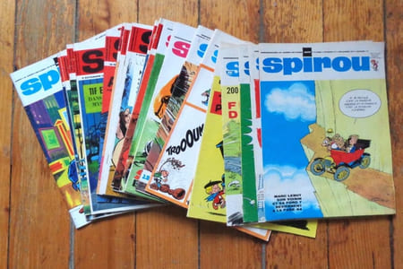 Le journal de Spirou 1967-1968, numéros 1540 à 1560 + numéro 1600.