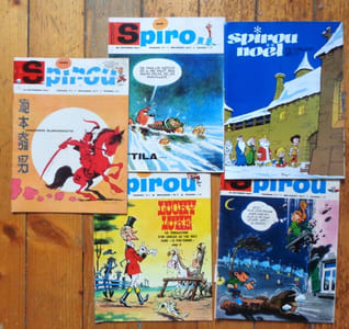 Le journal de Spirou 1967-1968, numéros 1540 à 1560 + numéro 1600.