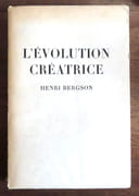 L'évolution créatrice.  par Bergson Henri: 