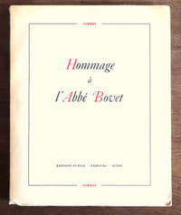 Hommage à l'Abbé Bovet.