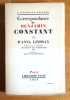 L'inconnue d'Adolphe. Correspondance de benjamin Constant et d'Anna Lindsay, publi&eacute;e par la baronne Constant de Rebecque. . Constant Benjamin, Lindsay ...