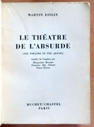 Théâtre de l'absurde. Beckett - Vian - Adamov - Buzzati - Ionesco - Grass - Genet - Tardieu - Pinter.  par Esslin Martin:  - Image 2