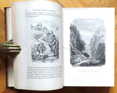 Nouveaux voyages en zigzag. A la Grande Chartreuse, autour du Mont-Blanc, dans les vallées d'Herens, de Zermatt, au Grimsel, à Gênes et à la Corniche.