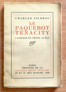Le paquebot Tenacity. Comédie en trois actes.  par Vildrac Charles:  - Image 1