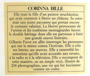 Corinna Bille. Le vrai conte de sa vie.  par [Bille Corinna] Gilberte Favre:  - Image 4