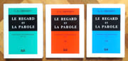 Le regard et la parole. Chroniques radiophoniques - I: 1975-1976 / II: 1977 / III: 1978.  par Zbinden Louis-Albert, Romieux Benjamin (préface):  - Image 1