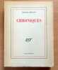 Chroniques.. Proust Marcel: