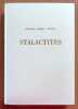 Stalactites. . Cingria Charles-Albert: 