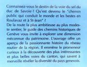 Guide des chemins historiques du Canton de Genève.  par Bischofberger Yves, Anita Frei:  - Image 4