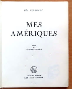 Mes Amériques.