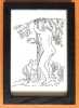 Petit bois encadr&eacute; - [arbre]. . Maillol Aristide: 