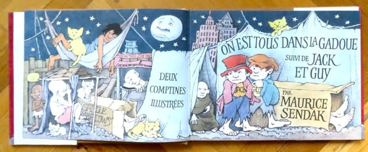 On est tous dans la gadoue. Suivi de Jack et Guy. Deux comptines illustrées par Maurice Sendak.