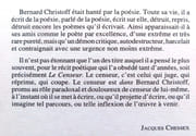 Elégies et poèmes - Le censeur - Textes critiques.  par Christoff Bernard, Chessex Jacques (préf.):  - Image 2