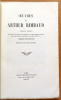 Oeuvres -  Vers et proses. Revues sur les manuscrits originaux et les premi&egrave;res &eacute;ditions. Mises en ordre et annot&eacute;es par Paterne Berrichon. . Rimbaud ...
