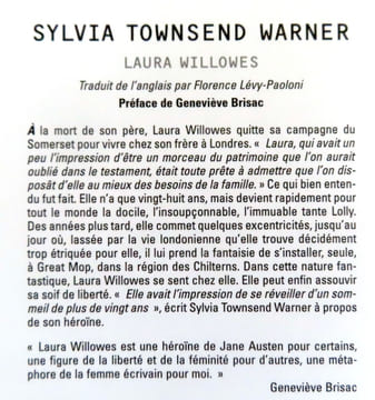 Laura Willowes. . Townsend Warner Sylvia: