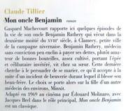 Mon oncle Benjamin.  par Tillier Claude:  - Image 2