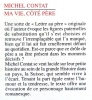 Ma vie, c&ocirc;t&eacute; p&egrave;re. . Contat Michel: 