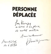Personne déplacée. Entretiens avec Jean-Louis Kuffer.  par Dimitrijevic Vladimir, Kuffer Jean-Louis:  - Image 2