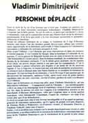Personne déplacée. Entretiens avec Jean-Louis Kuffer.  par Dimitrijevic Vladimir, Kuffer Jean-Louis:  - Image 3