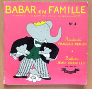 Le Roi Babar numéro 4 - Babar en famille.  par Brunhoff Jean de, Périer François (récitant), Desailly Jean (Babar) et al.:  - Image 1