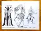 Costume Anubis, Ma&icirc;tre de la Maison des morts - Costume de Madrak - Costume de Vramin. . Druillet Philippe: 
